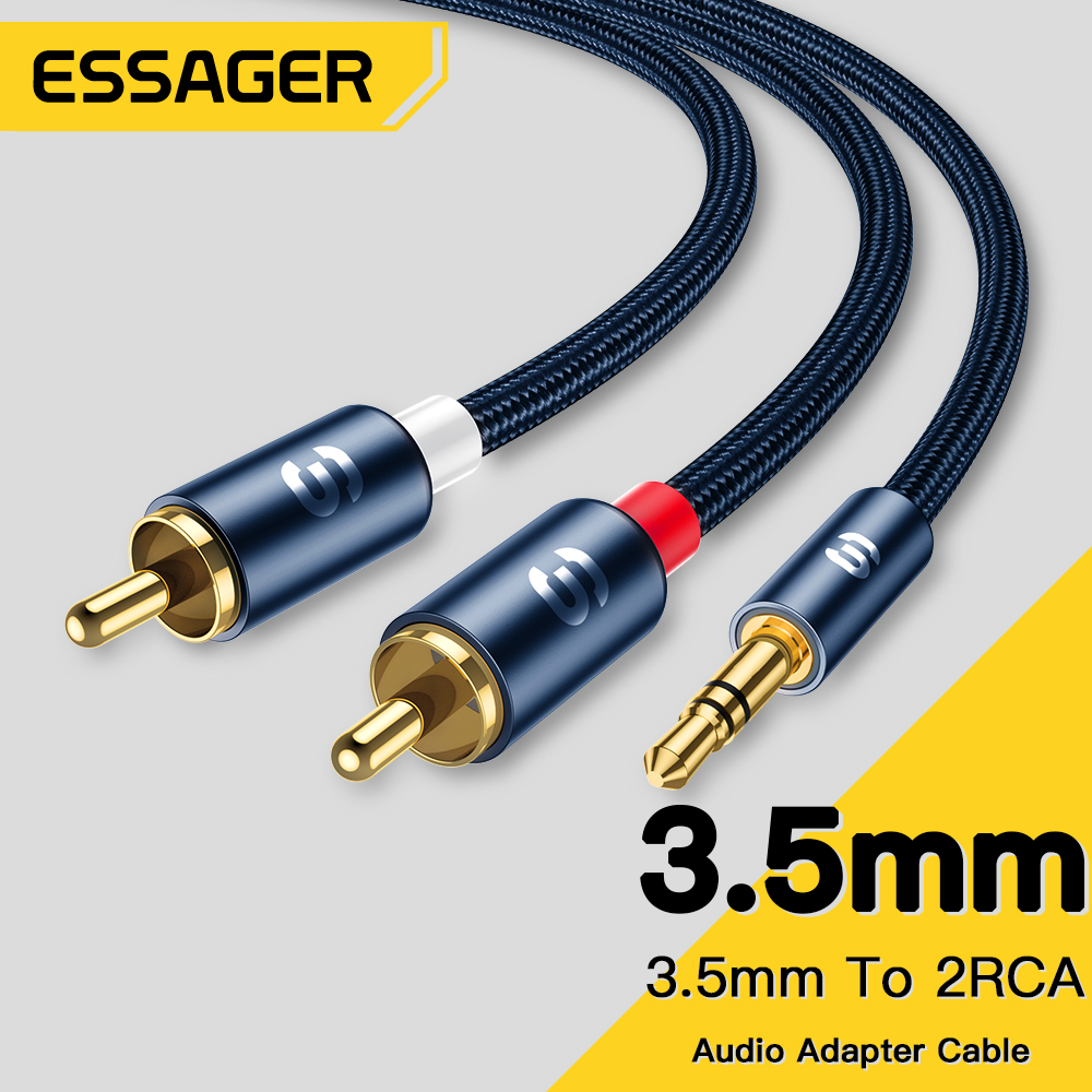 Home Cinema Pc - Essager Audio Cables 3.5mm Jack to