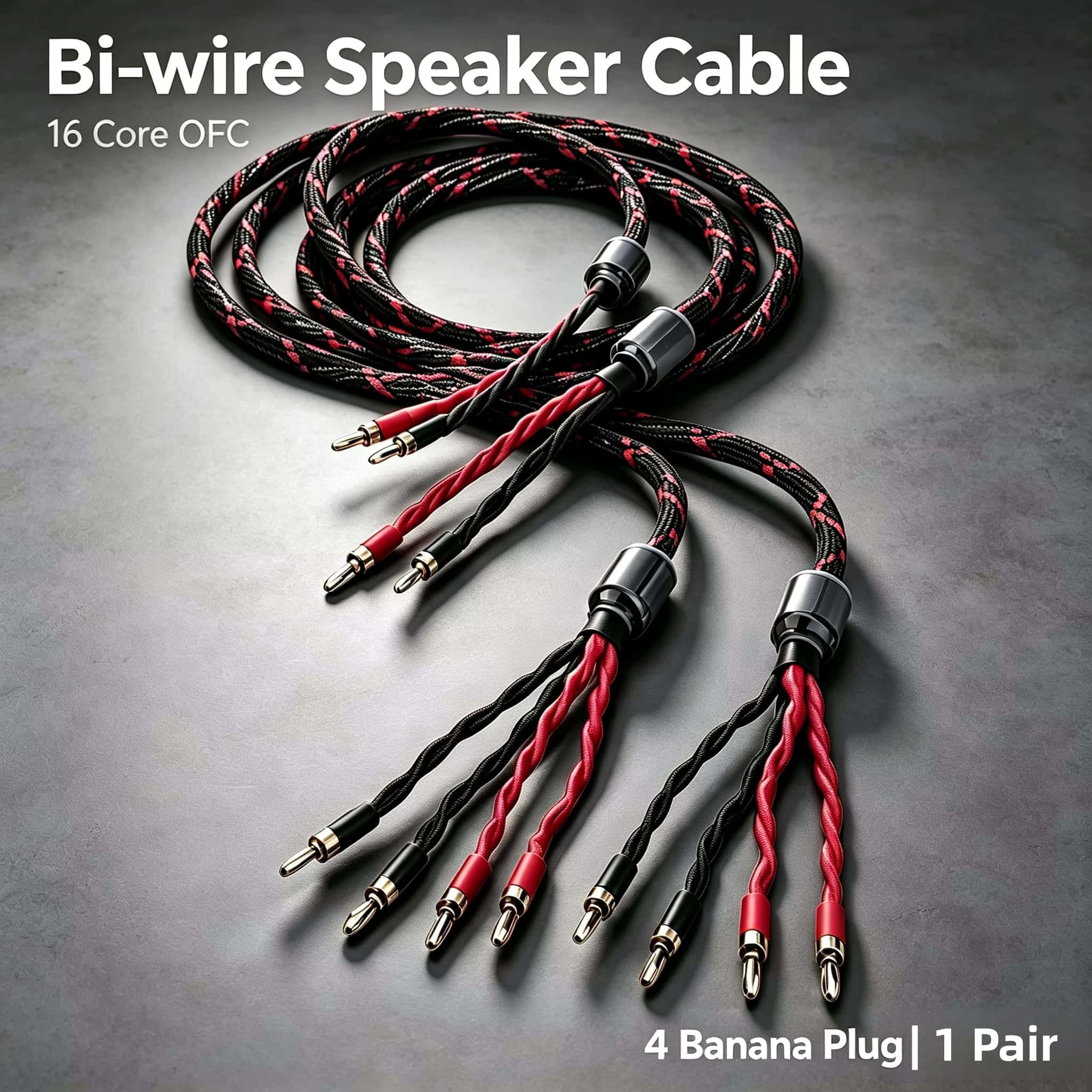 Home Cinema Choice - 16 Core OFC Bi-Wire Speaker Cable