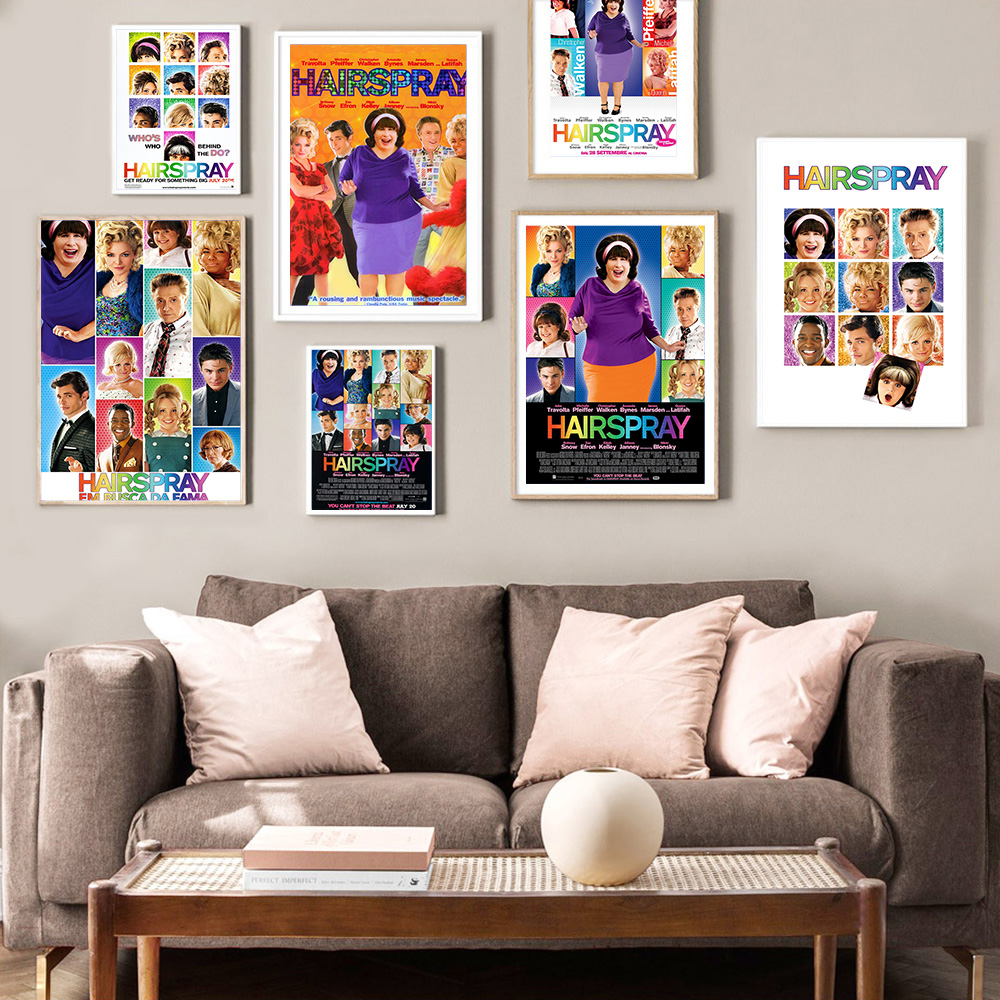 Home Cinema Films - Hairspray Comedy Film Art Print Poster