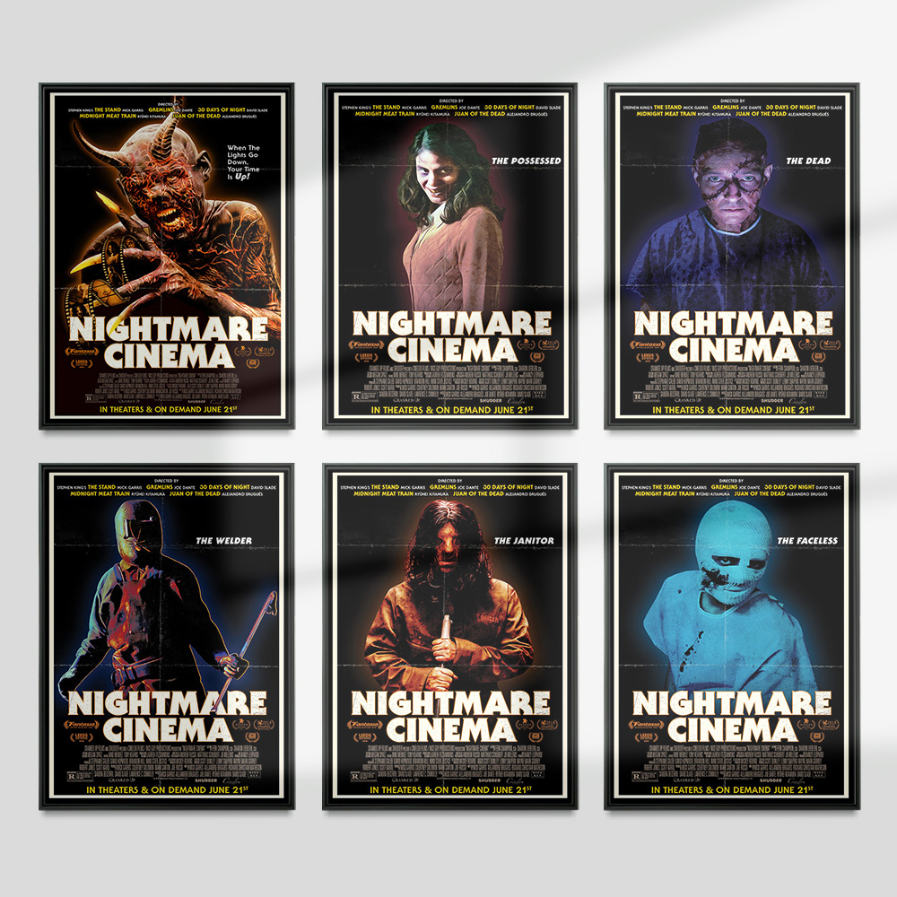 Home Cinema Films - Nightmare Cinema Movie Print Art Poster