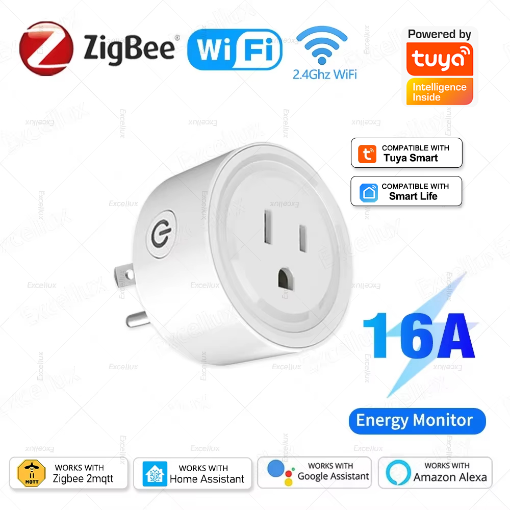 Home Cinema Alexa - Tuya WiFi Or Zigbee Smart Socket