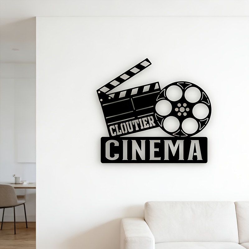 Vintage Home Cinema - CIFBUY Metal Wall Art Vintage Cinema