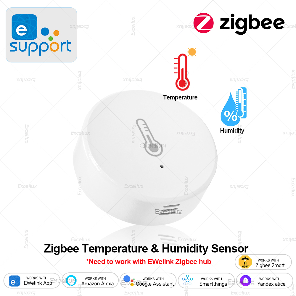 Home Cinema Alexa - EWelink Smart Zigbee Temperature Humidity Sensor
