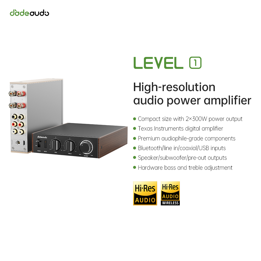 Home Cinema Choice - JadeAudio Level 1 Desktop HiFi Bluetooth