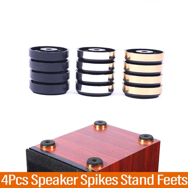 4Pcs Speaker Spikes Stand Part - Audio Home Cinema 评论和价格