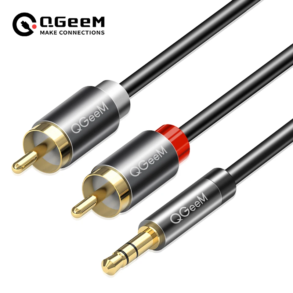 QGeeM RCA Cable 2RCA to 3.5 Au - Home Cinema Choice 评论和价格