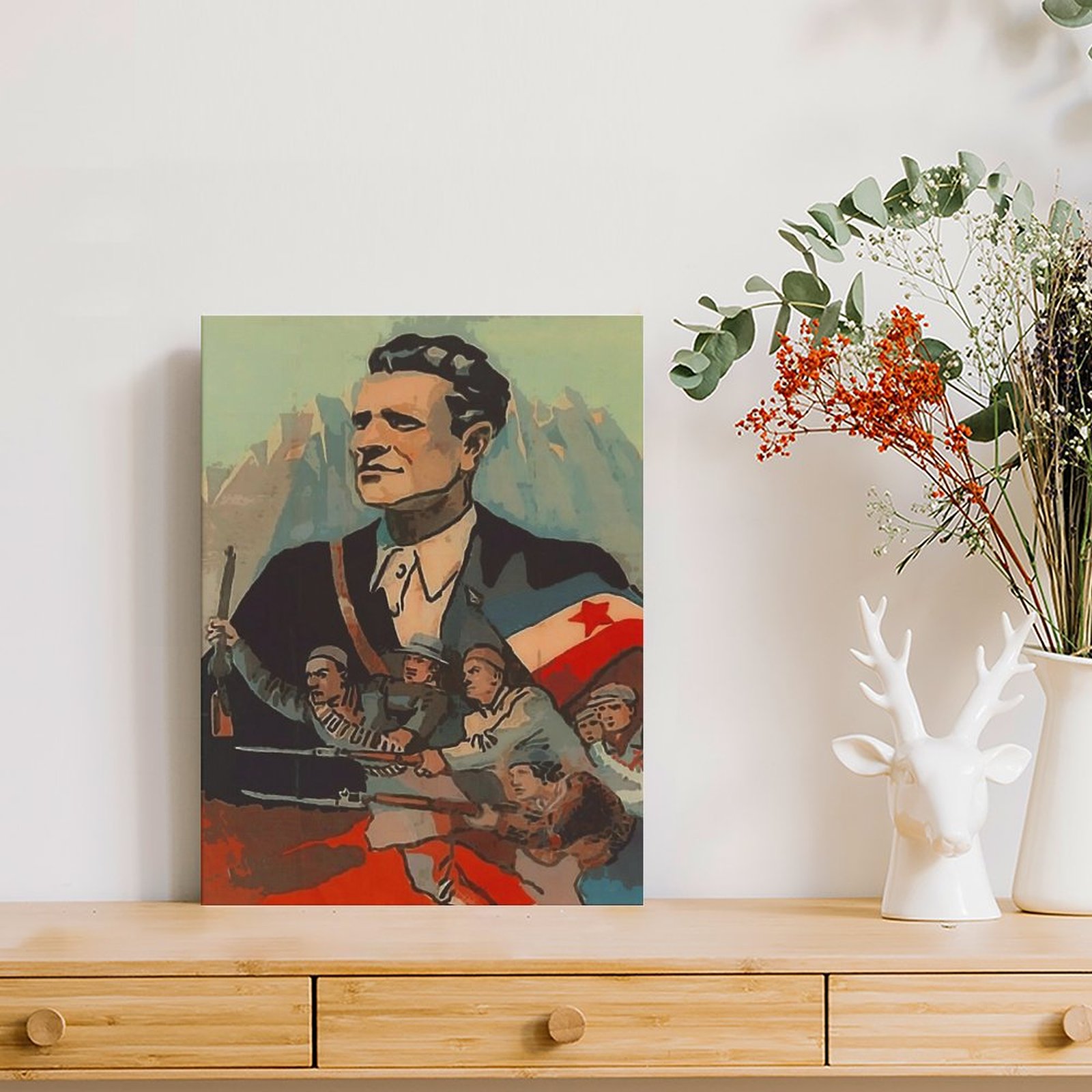 Jugoslavija Josip Broz Tito Po - Home Cinema Wall 评论和价格