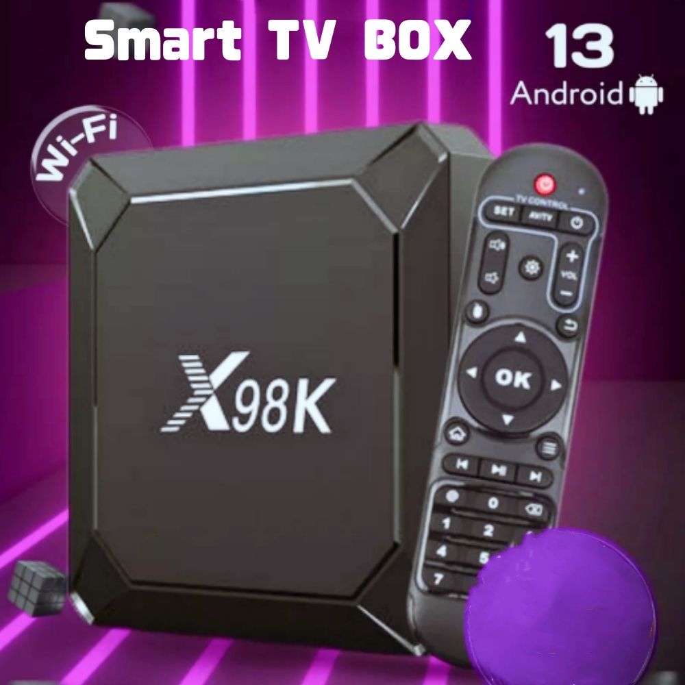 Original X98K TV Box Android13 - Home Cinema Quad 评论和价格