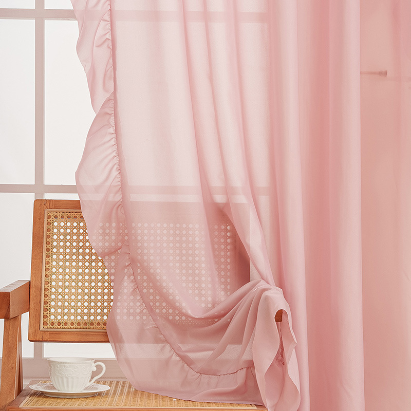 Vintage Ruffle Mesh Sheer Curt - Vintage Home Cinema 评论和价格