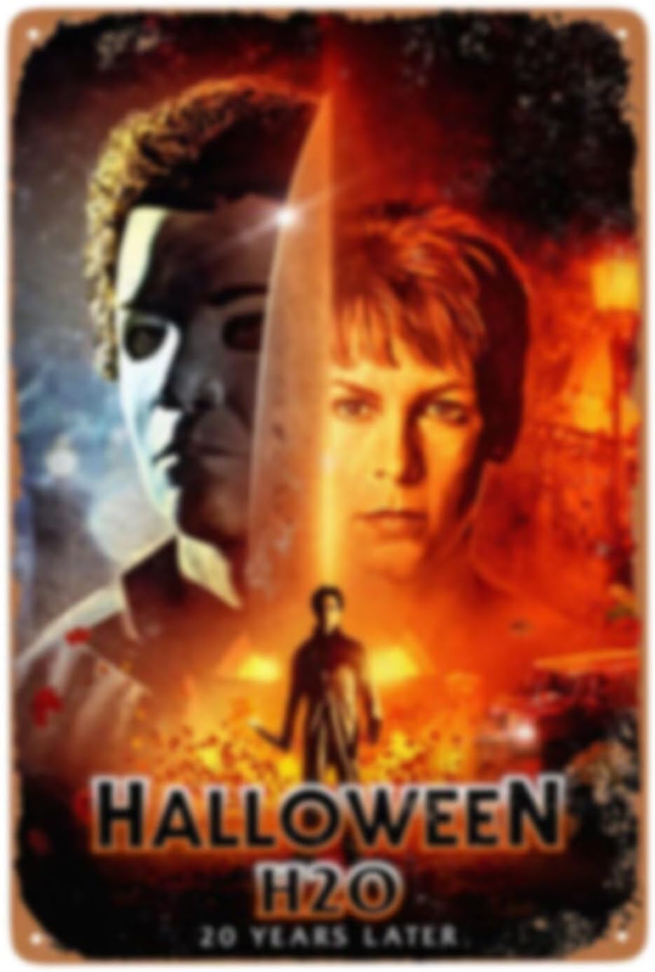 Vintage Movie Tin Signs Hallow - Vintage Home Cinema 评论和价格