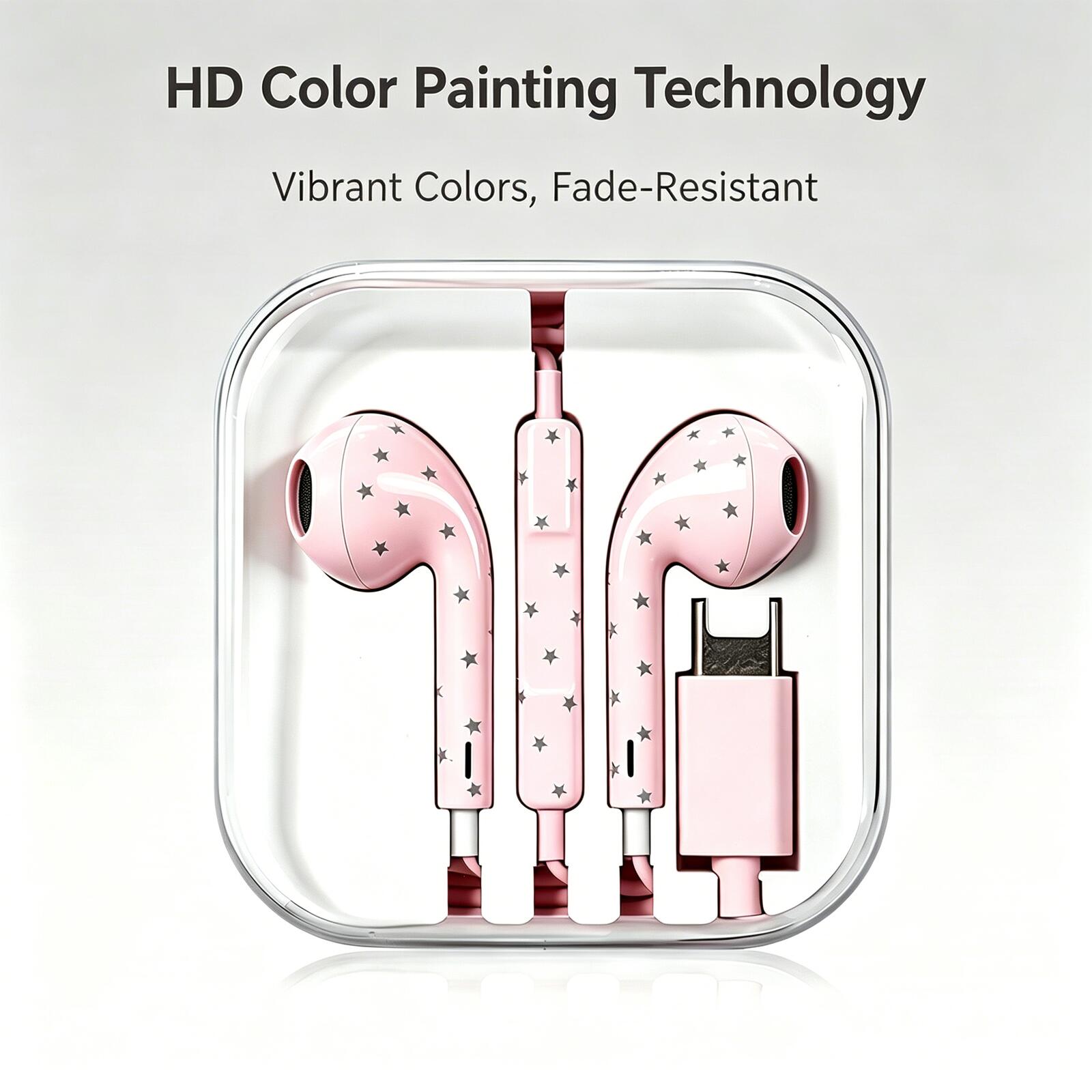 Fashion Type-C Wired Earphones - Home Cinema Pc 评论和价格