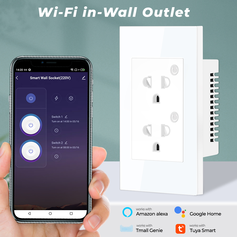 16A Tuya WiFi Bluetooth US EU  - Home Cinema Alexa 评论和价格