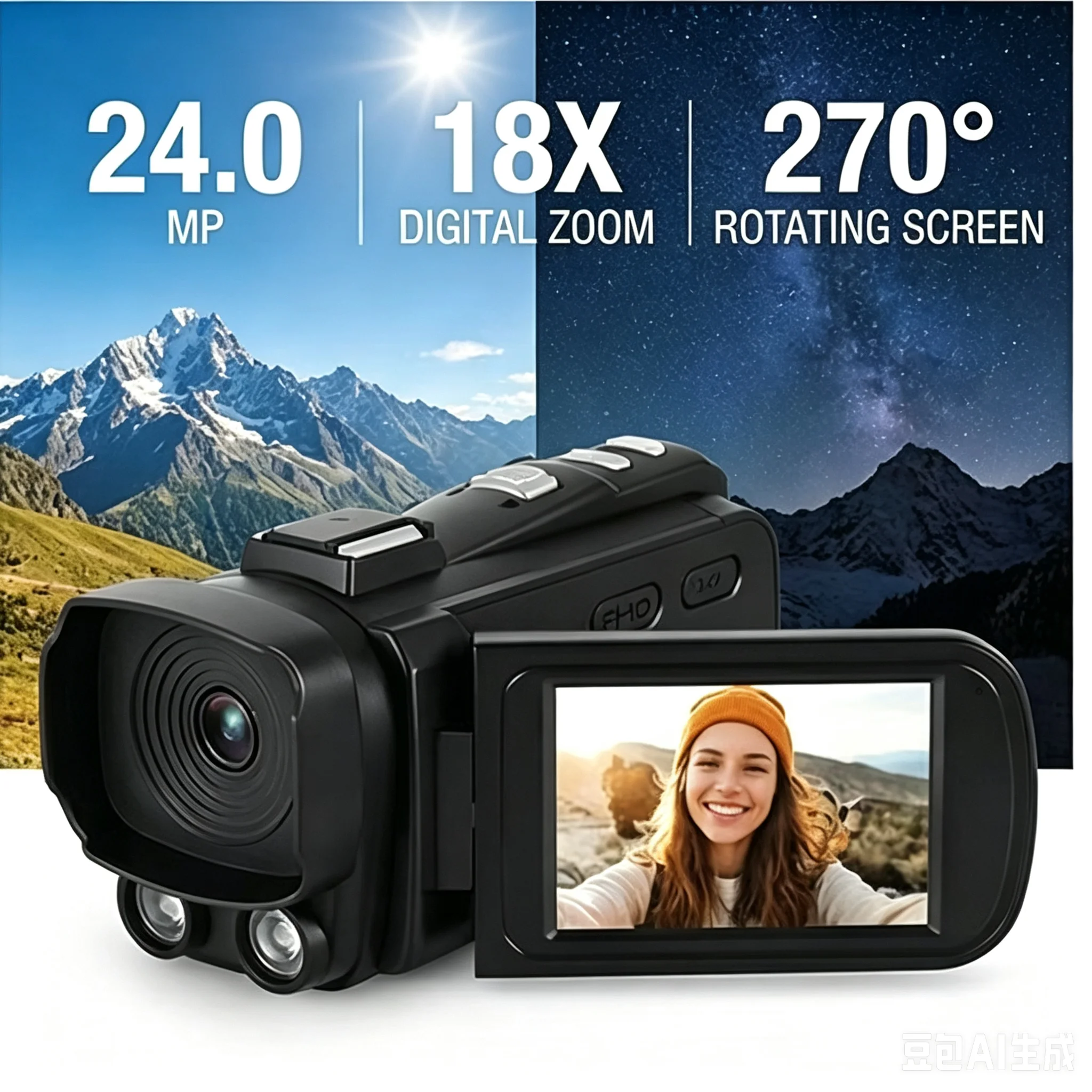 1080P Full HD Digital Camera V - Vintage Home Cinema 评论和价格