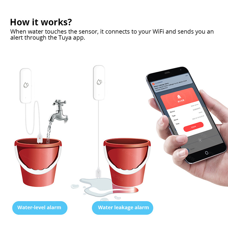 Tuya WiFi Water Leakage Alarm  - Home Cinema Alexa 评论和价格