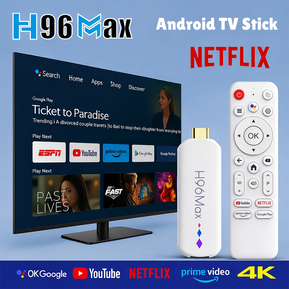 H96 Max TV Dongle Amlogic S905 - Home Cinema Quad 评论和价格