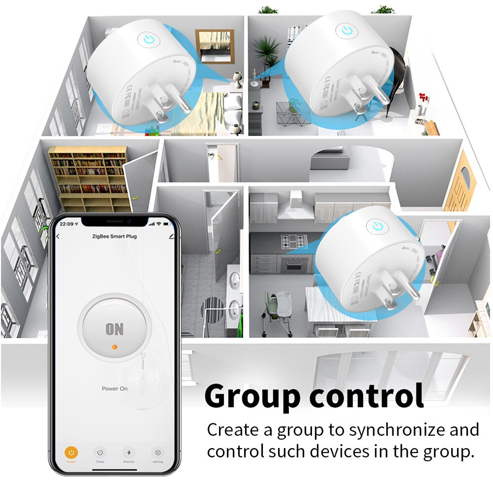 Tuya WiFi Or Zigbee Smart Sock - Home Cinema Alexa 评论和价格