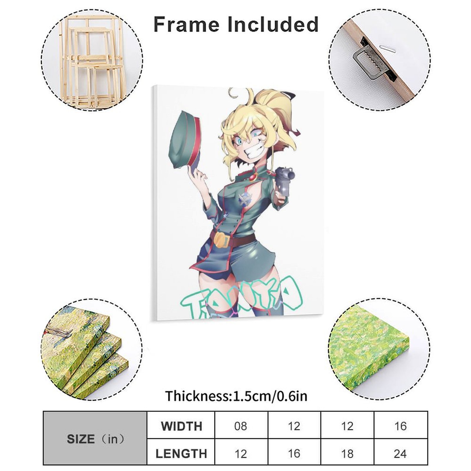 Saga Of Tanya The Evil Poster  - Home Cinema Wall 评论和价格