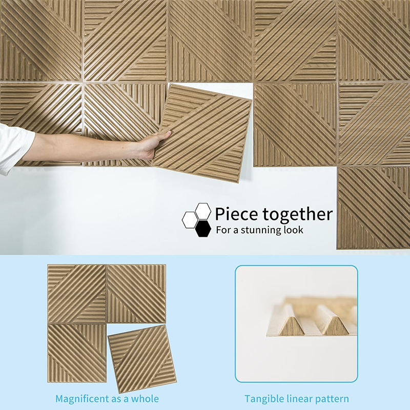 12 Pcs  3D Wall Panel 30x30cm  - Home Cinema Wall 评论和价格