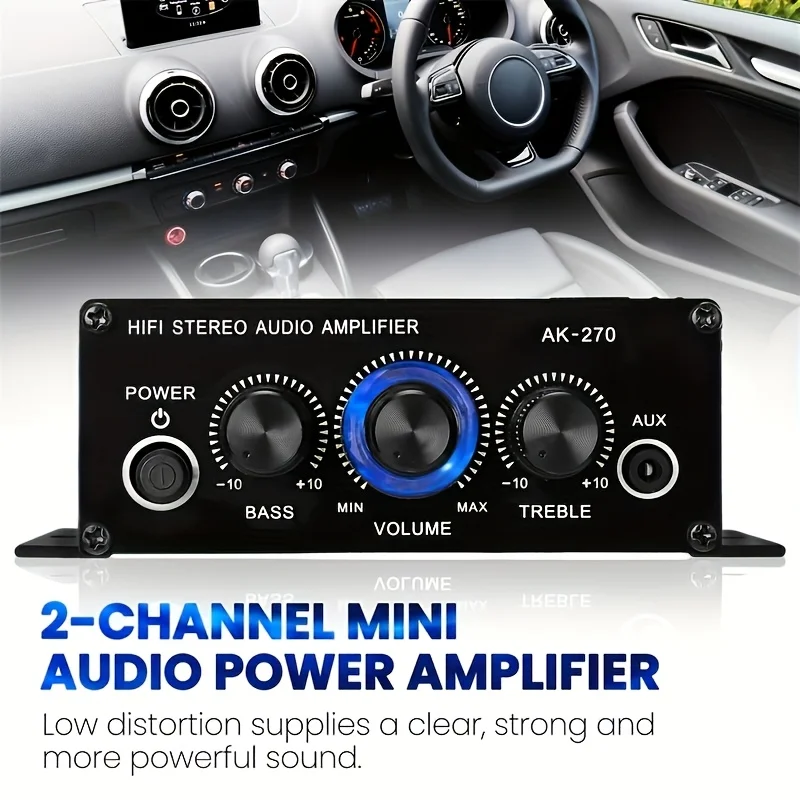 AK-270 400W Mini Power Amplifi - Home Cinema Choice 评论和价格