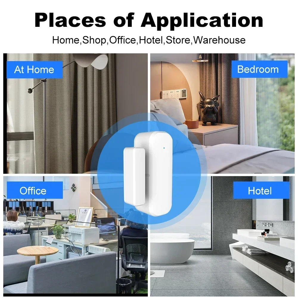 ZigBee Door Sensor Magnetic Co - Home Cinema Alexa 评论和价格