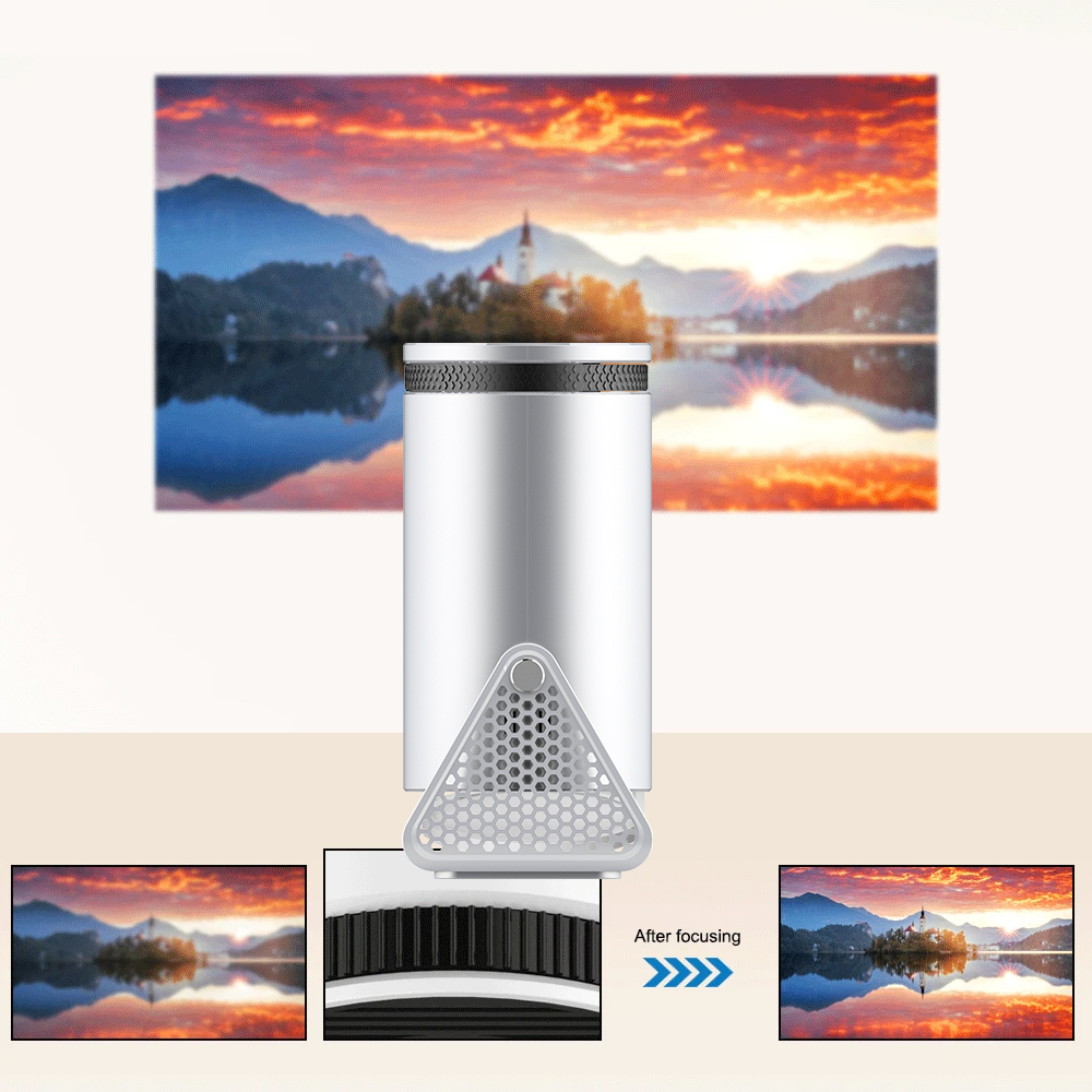 1Pcs New Projector H300 4K And - Home Cinema Quad 评论和价格