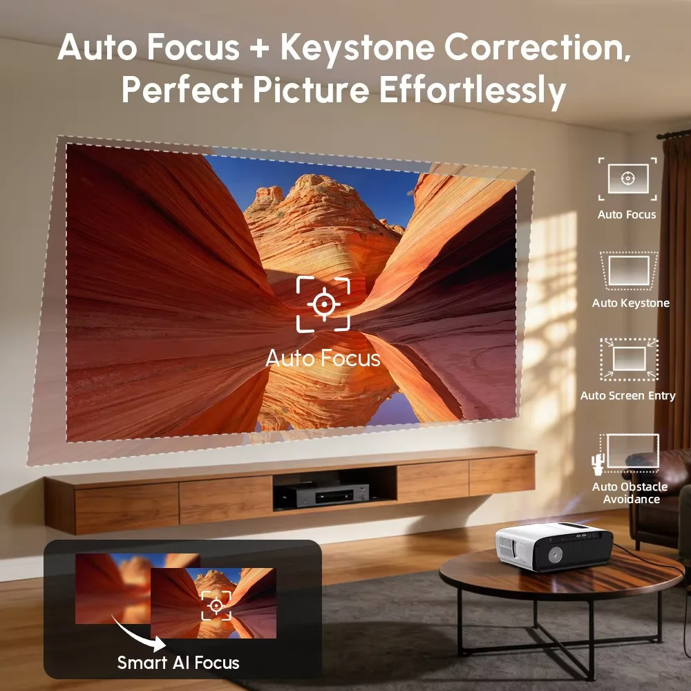 NewA9S 4k Projector Auto Focus - Home Cinema Pc 评论和价格